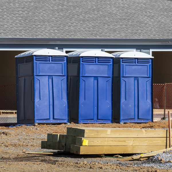 is there a specific order in which to place multiple porta potties in Craftsbury